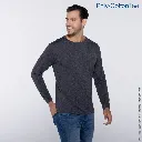 Polera Cuello Redondo Manga Larga para Caballero · 50% Algodón 50% Poliéster