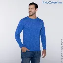 Polera Cuello Redondo Manga Larga para Caballero · 50% Algodón 50% Poliéster