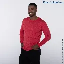 Polera Cuello Redondo Manga Larga para Caballero · 50% Algodón 50% Poliéster