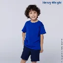 Polera Peso Completo Cuello Redondo Manga Corta Unisex para Niño · 100% Algodón