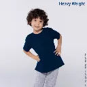 Polera Peso Completo Cuello Redondo Manga Corta Unisex para Niño · 100% Algodón