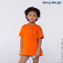 Polera Peso Completo Cuello Redondo Manga Corta Unisex para Niño · 100% Algodón