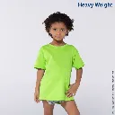 Polera Peso Completo Cuello Redondo Manga Corta Unisex para Niño · 100% Algodón