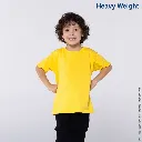 Polera Peso Completo Cuello Redondo Manga Corta Unisex para Niño · 100% Algodón