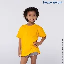 Polera Peso Completo Cuello Redondo Manga Corta Unisex para Niño · 100% Algodón