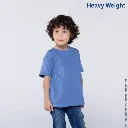 Polera Peso Completo Cuello Redondo Manga Corta Unisex para Niño · 100% Algodón