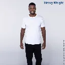 Polera Peso Completo Cuello Redondo Manga Corta para Caballero · 100% Algodón