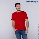 Polera Peso Completo Cuello Redondo Manga Corta para Caballero · 100% Algodón
