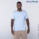 Polera Peso Completo Cuello Redondo Manga Corta para Caballero · 100% Algodón