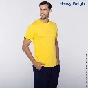 Polera Peso Completo Cuello Redondo Manga Corta para Caballero · 100% Algodón