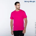 Polera Peso Completo Cuello Redondo Manga Corta para Caballero · 100% Algodón