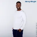 Polera Peso Completo Cuello Redondo Manga Larga para Caballero · 100% Algodón