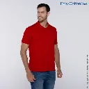Polera Tipo Polo Piqué para Caballero · 50% Algodón 50% Poliéster