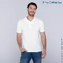 Polera Tipo Polo Piqué para Caballero · 50% Algodón 50% Poliéster