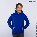 Polerón con Capucha y Cangurera Infantil · 50% Algodón 50% Poliéster