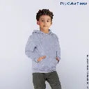 Polerón con Capucha y Cangurera Infantil · 50% Algodón 50% Poliéster