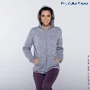 Polerón con Capucha, Cangurera y Cierre para Adultos · 50% Algodón 50% Poliéster